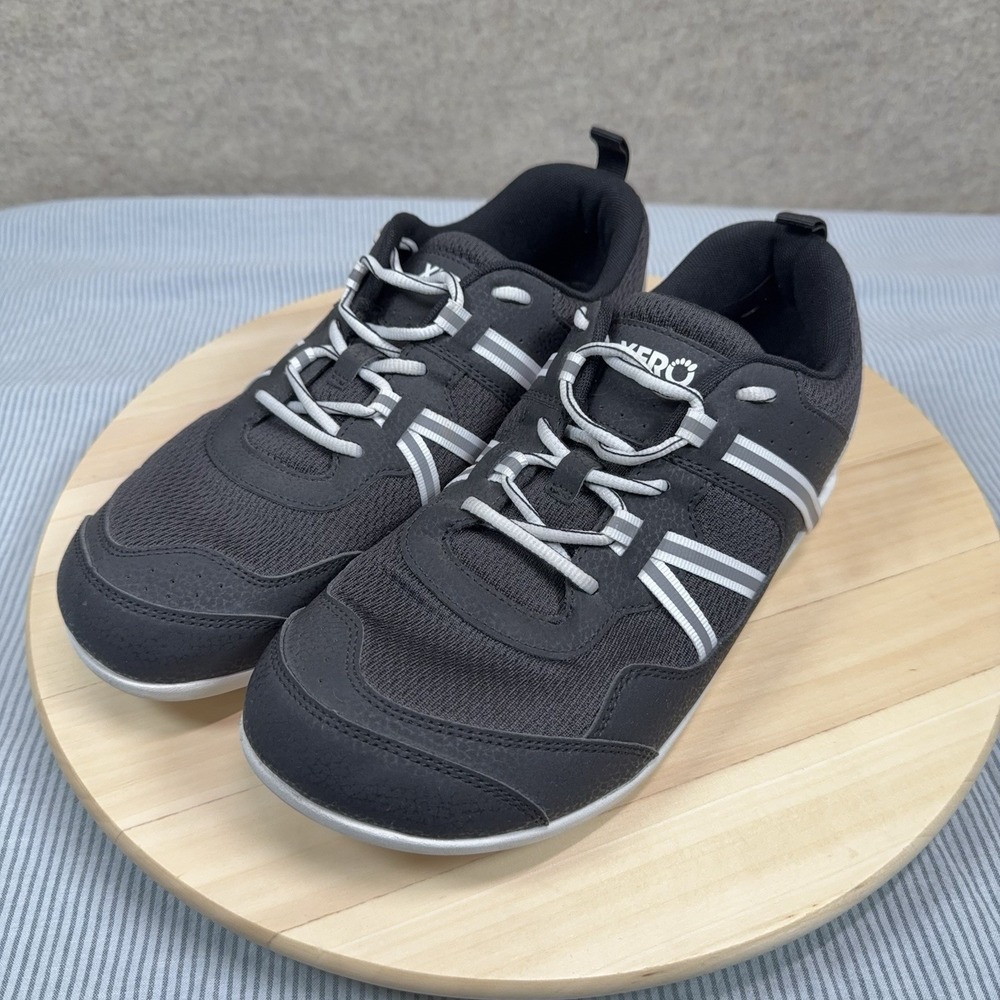 Xero Prio Barefoot Shoes Mens 10.5 Black Zero Drop Minimalist Running Climbing